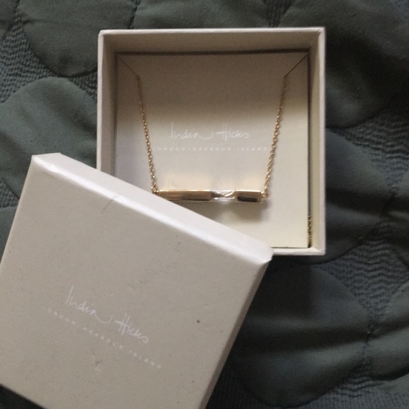 *NWT* - India Hicks Obelisk Gold Plated Necklace - Picture 3 of 6